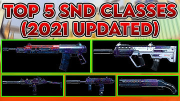 BEST SnD Class Setups (UPDATED) In Modern Warfare - TOP 5 BEST Class Setups For Search And Destroy