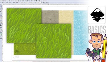 Inkscape Tutorial - Game Art Creation - Create Seamless Grass Tiles