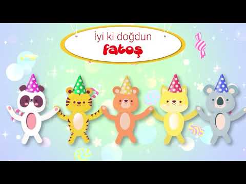 İyi ki Doğdun FATOŞ  - İsme Özel Kırmızı Balık Doğum Günü Şarkısı