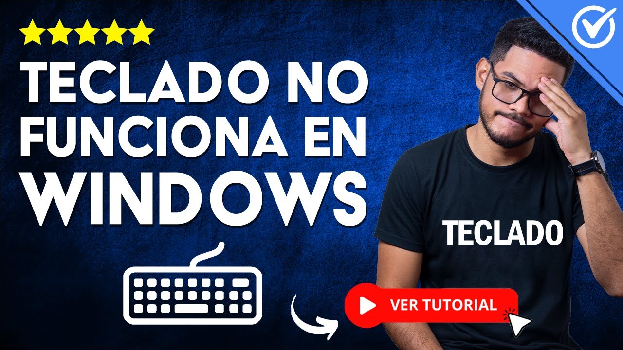 El Teclado NO FUNCIONA / NO LO RECONOCE mi PC en Windows 11/10/8/7 | ⌨️