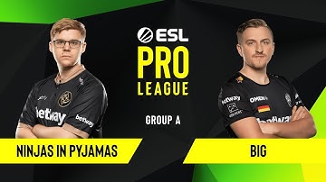 CS:GO - Ninjas in Pyjamas vs. BIG [Train] Map 1 - Group A - ESL EU Pro League Season 10