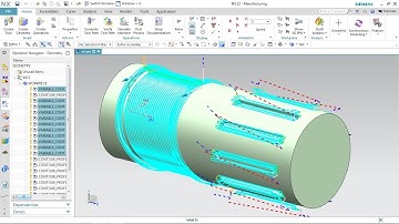 #NX CAM #STREAMLINE #VARIABLE CONTOUR