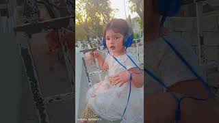 #little princess try to singing #daily vlogs