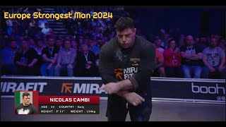 Nicolas Cambi at Europes Strongest Man 2024