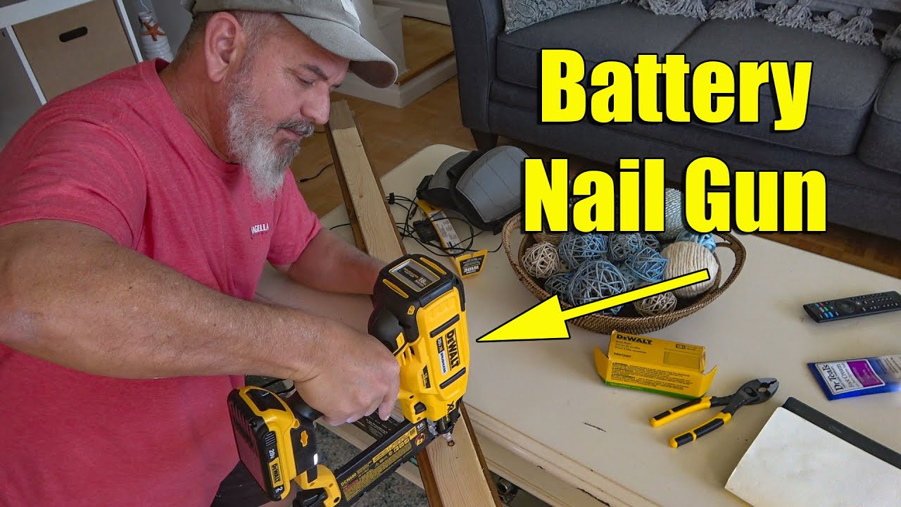 I bought the Dewalt Cordless Brad Nailer. I didn't expect THIS