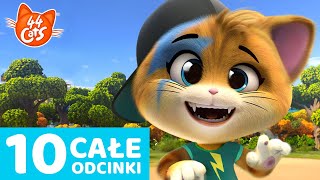 44 Cats | 10 Całe odcinki 🐈🐾 | Oglądaj sezon 1