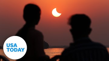 Last partial solar eclipse of 2022: How it looked from Italy to India | USA TODAY