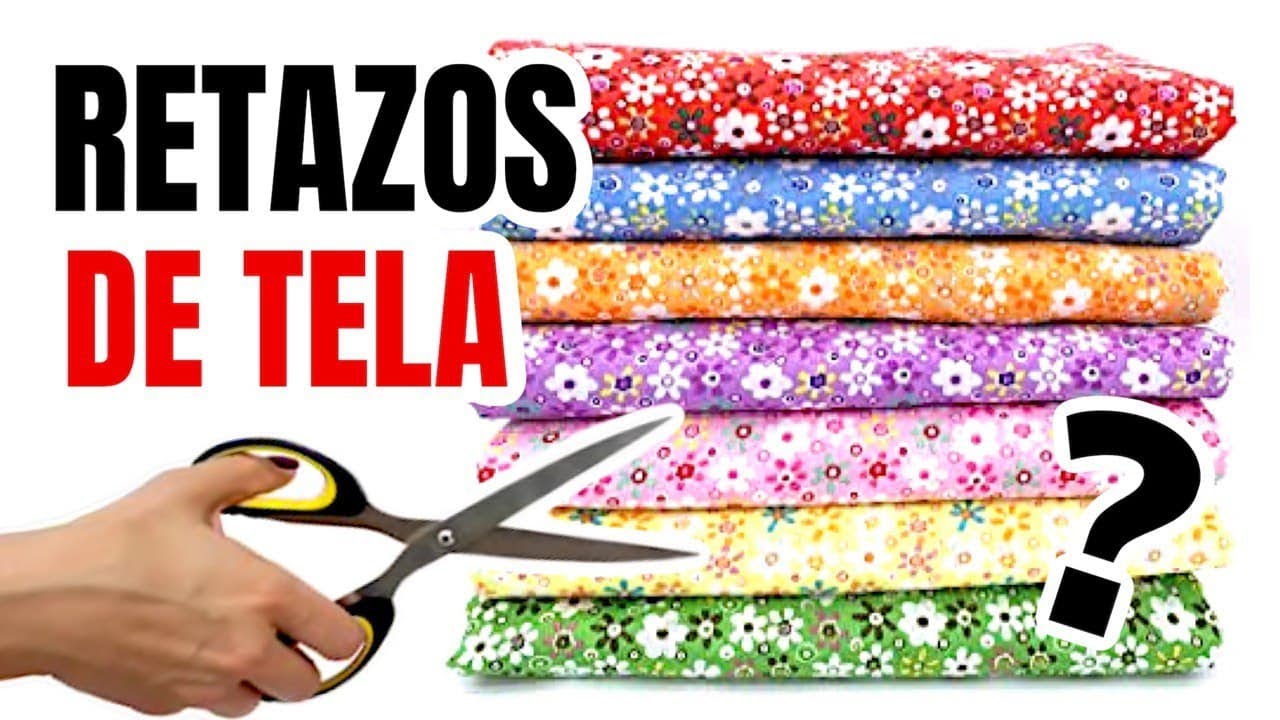 RETAZOS DE TELA, QUE HACER??? MANUALIDADES FÁCILES DE HACER CON RETAZOS DE  TELA. 