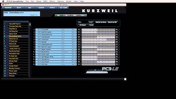 SoundTower SoundEditor for Kurzweil PC3LE