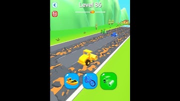 Shape-shifting Funny Race All Levels Gameplay Walkthrough Master Level #86 BeamNG.drive #Shorts