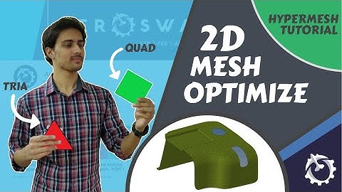 2D Mesh in Hypermesh : How to Optimize 2D Elements [SIMPLE METHOD]