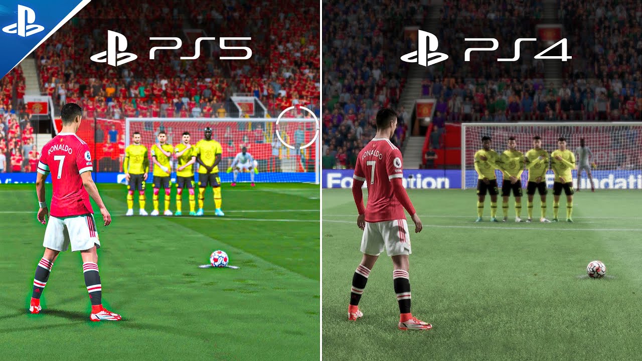 FIFA 22, PS5 vs PS4