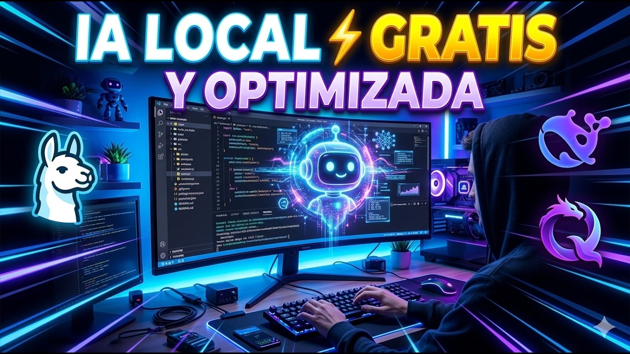 IA LOCAL en VS Code ⚡ MÁS RÁPIDA y GRATIS (Ollama + DeepSeek + Qwen ...