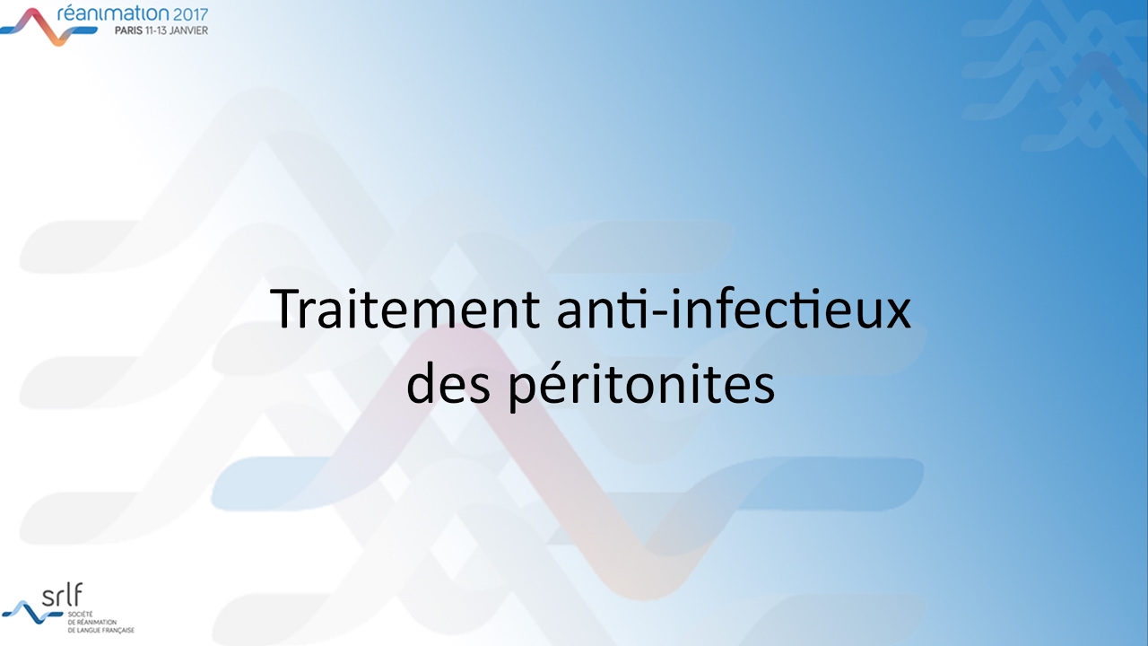 Réanimation 2017 - Urgences en pathologie digestive P. MONTRAVERS