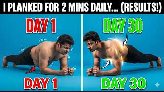 What Happens to Your Body if You Plank for 2 Minutes Every Day? (30 Day Results)