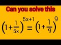 You should Know this Trick | Can you solve this ? A nice Math Olympiad Exponential Problem#maths