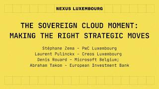 The Sovereign Cloud Moment Making the Right Strategic Moves