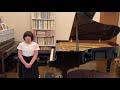 〈アトリエ・コウ2020年動画ピアノ発表会〉Pf.島野 日奈多／1.カンツォネッタ（ネーフェ）2.スペインのダンサー（バスティン）
