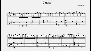 J.B. Loeillet [of London] - Lesson for harpsichord (Suite) No.1 & No.2 / with SCORE , Sheet Music