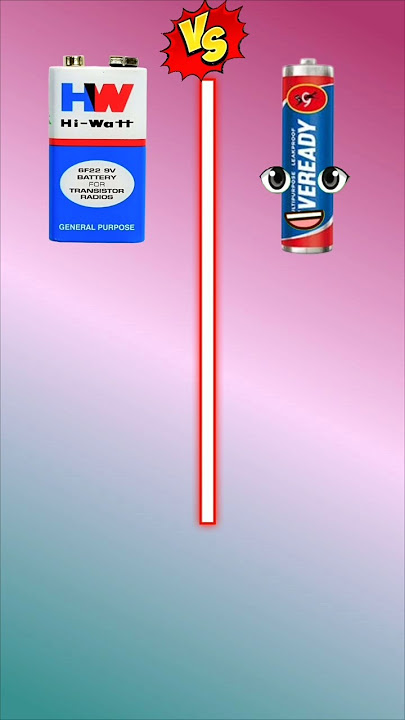 HW Battery 🔋 vs Every day battery 🔋 #shortvideo