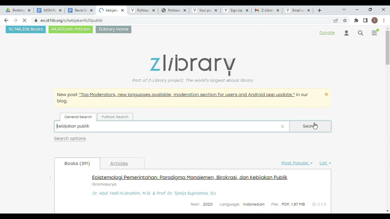 Tutorial mendownload eBook Gratis YouTube