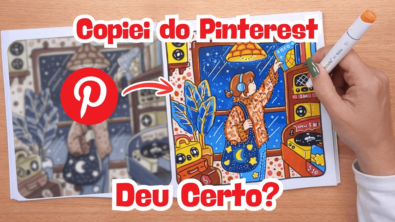 Tentei Colorir esse Girl Moments Igualzinho ao Pinterest... Deu Certo?