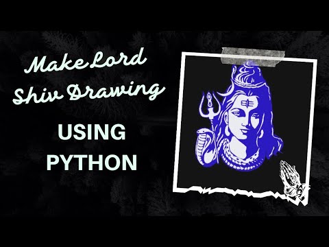 Mahadev Drawing Using Python | Python Turtle | Python | Hacker Store Official