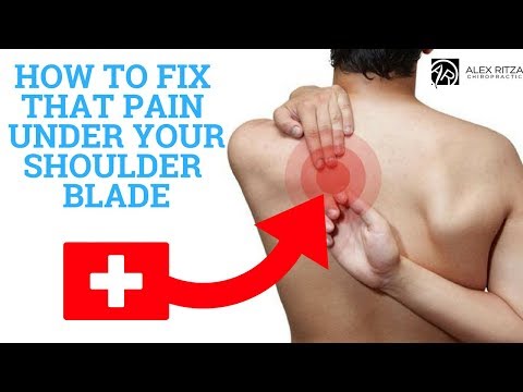 Under The Shoulder Blade Pain & How To Fix It Rib Pain Issues