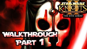 Star Wars Knights of the Old Republic 2 - KOTOR 2 Walkthrough Part 1 (All Quests + Max Difficulty)
