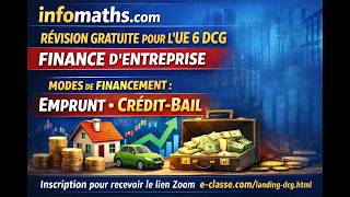 DCG UE 6 FINANCE D'ENTREPRISE. RÉVISIONS 2026. MODES DE FINANCEMENT