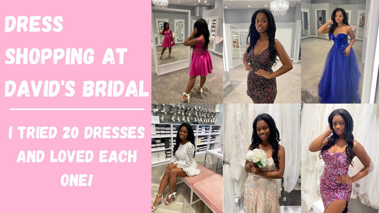 Dress Shopping at David's Bridal  I tried 20 dresses and loved each one! 