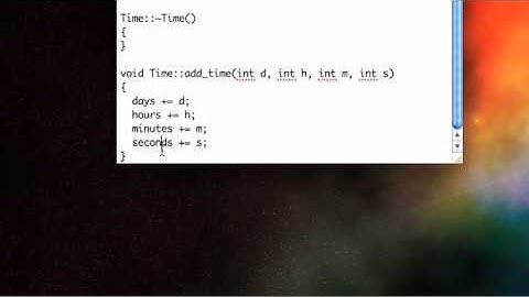 C++ Basic Skills: Lesson 17 "A Time Class" (part 1 of 2)