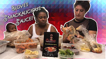 Seafood Boil Mukbang with Bloves Sauce & Review! #FREECRABGIVEAWAY!