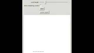 Hangman Word Game for a Computer Player - Wolfram Demonstrations Project