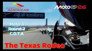 The Texas Rodeo, MotoGP 26, Moto 3 Season, Round 2, COTA, Sim Racing