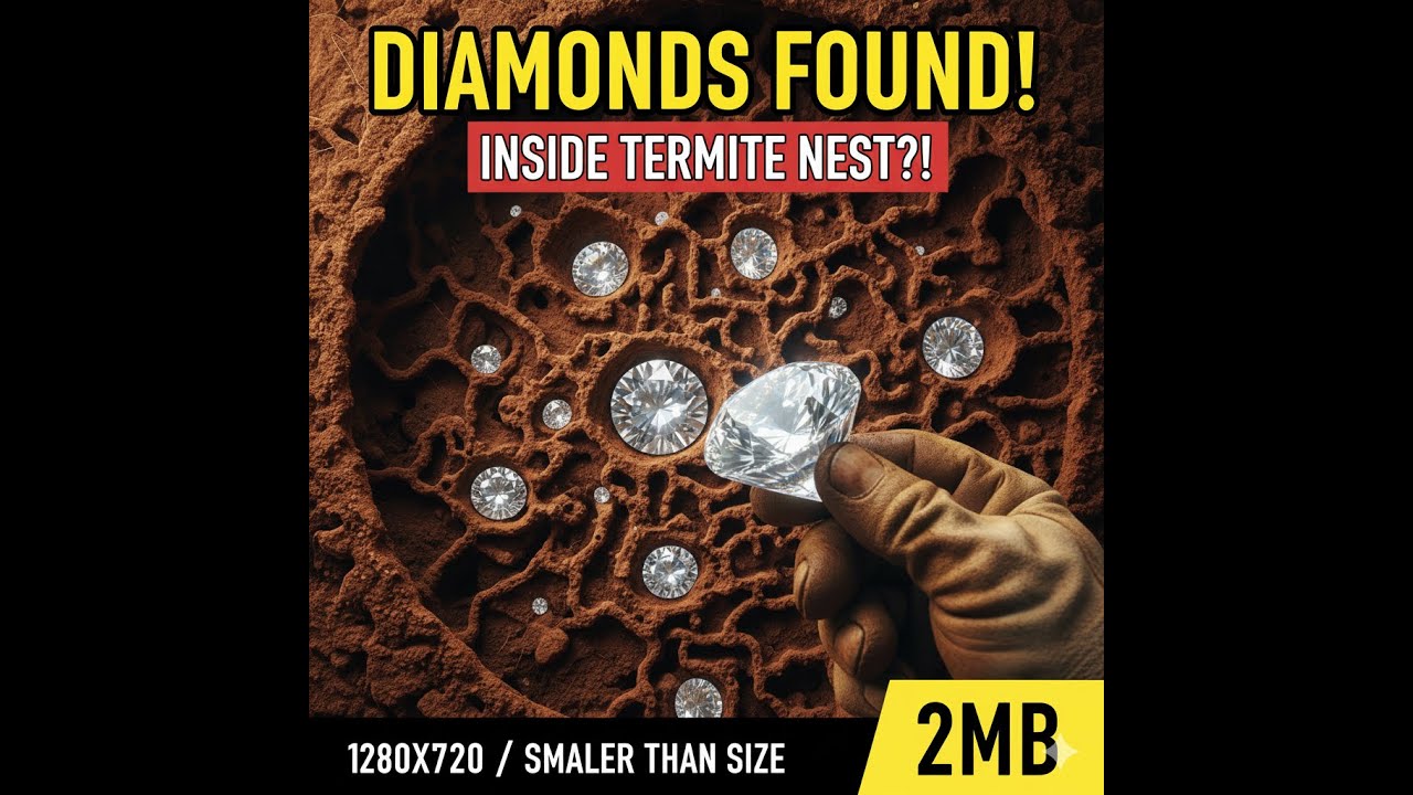 $100,000 Termite Treasure! [SHOCKING] Diamonds Found in Insect Nest ...