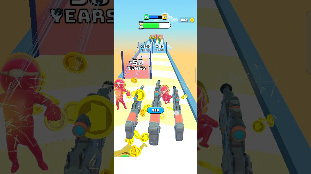 Weapon Evolution 3D Run Gameplay Level 13 