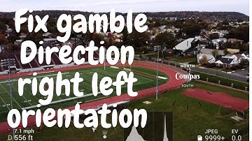 Dji Mini Controller Aircraft Orientation Problem How To Fix Direction.
