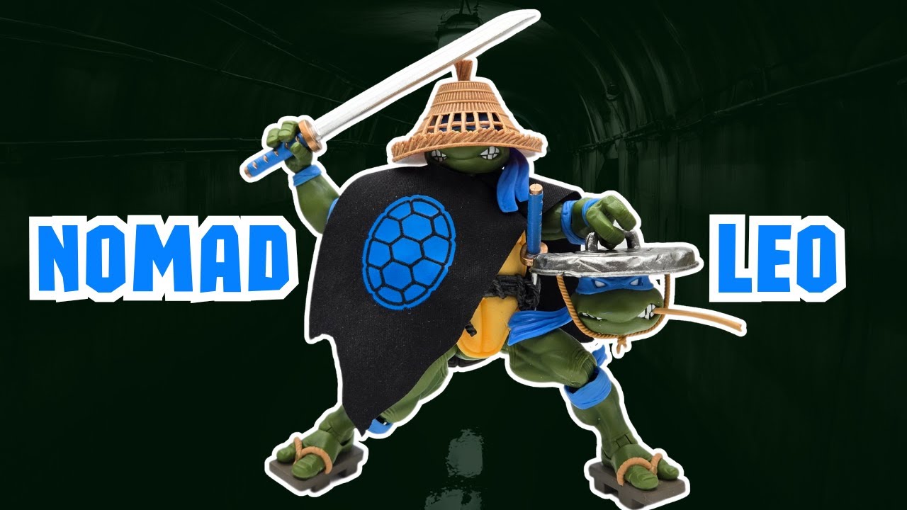 Super7 ニンジャノマド レオナルド Super7 TMNT Wave 11 Ninja Nomad Leo Review - YouTube