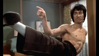 bruce lee side kicks
