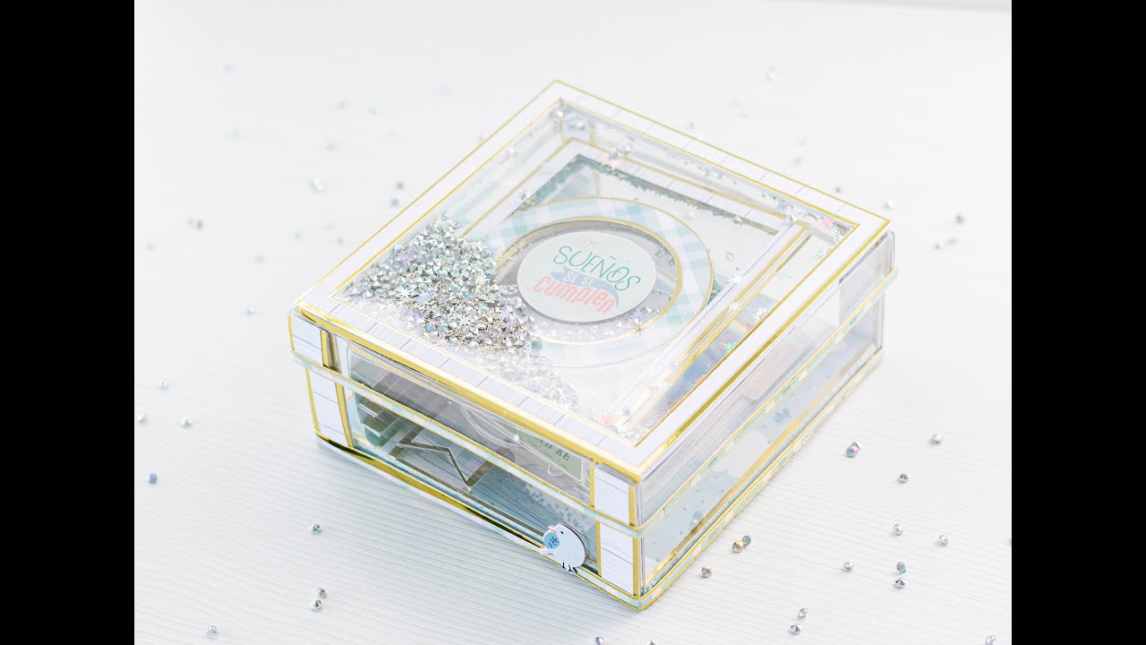Como hacer Caja con Acetato, para Album cristal