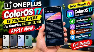 🔥 ColorOS 17 IS HERE! 😍 OnePlus 15, 15R, 13 & 13R Apply Now | New Features & Update screenshot 4