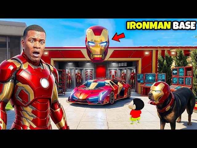 Franklin Change his House to IRONMAN BASE😱 Most Shocking Life Story