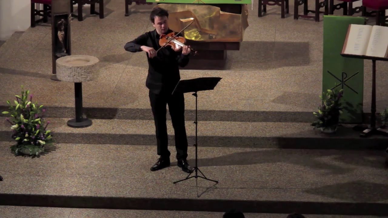 Telemann 12 fantasias for violin, fantasia n°1 Jean-Baptiste Poyard. Live