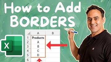 How to Format a Border FAST in Microsoft Excel