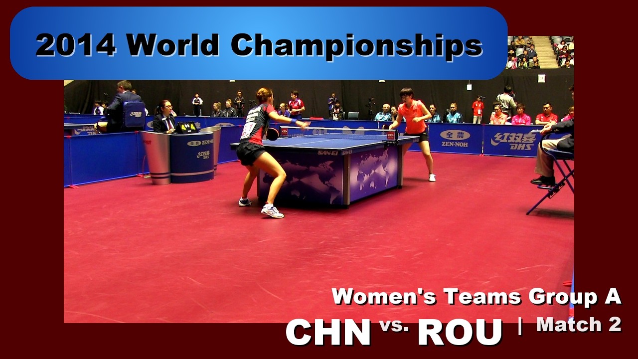 2014 WTTC Women's Team - Group A: CHN - ROU Match 2: Chen Meng v Elizabeta Samara