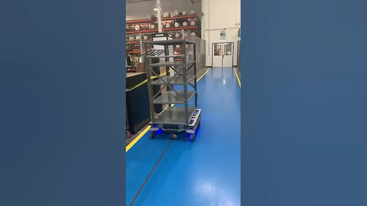 Fred Compact AGV - Wheeled Platform with Custom Cart