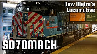 Esta es la NUEVA LOCOMOTORA SD70MACH de Metra