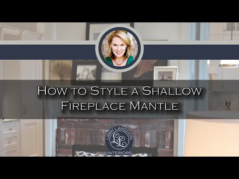 Libby Langdon-How to Style a Shallow Fireplace Mantle