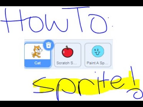 How to Make A Sprite in Scratch! - YouTube